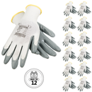 Guantes de seguridad con palma de nitrilo – Paquete de 12