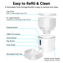 Comedero automático para perros y gatos Eco4life Smart Feed (6 l) con cámara incorporada