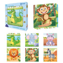 Contixo 25pc Magnetic Jungle Animal Baby Blocks 6 Animal Images ST10