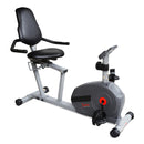 Bicicleta reclinada inteligente magnética Sunny Health &amp; Fitness con aplicación exclusiva SunnyFit y conectividad Bluetooth mejorada -