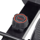 Sunny Health & Fitness Hydro + Dual Resistance Smart Magnetic Water Rowing Machine in Black - SF-RW522017BLK