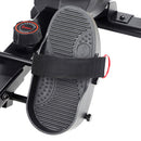 Sunny Health & Fitness Hydro + Dual Resistance Smart Magnetic Water Rowing Machine in Black - SF-RW522017BLK