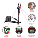 Máquina elíptica inteligente Sunny Health &amp; Fitness Power Stride – SF-E321005