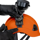 Sistema de casco de seguridad con protector facial y orejeras