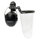 Sistema de casco de seguridad con protector facial y orejeras