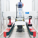 Semi-Automatic Case Sealer Machine with Top / Bottom Traction