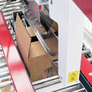 Semi-Automatic Case Sealer Machine with Top / Bottom Traction