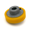 Rueda de presión de silicona amarilla