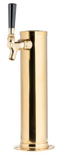 Single Faucet PVD Body  3" Column Tower