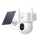 AOSU Security Cameras Wireless Outdoor - 3K/5MP Solar Powered 400-Lumen Floodlight Camera, 360° Pan/Tilt Surveillance, Night Vision, 2.4G WiFi Camera, Auto Tracking, AI Human/Vehicle/Pet Detection
