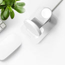 Base de carga inalámbrica universal 3 en 1 de Mophie con Qi2 en color blanco