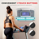 Cinta de correr inteligente con inclinación automática SF-T7515 de Sunny Health &amp; Fitness