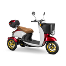 Bespoke Supreme 3-Wheel Mobility Scooter - Red & White