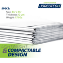 Manta de Emergencia Impermeable de Aluminio Térmico - Paquete de 5