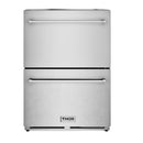 Thor Kitchen TRZ24U - Congelador de 24" con dos cajones debajo del mostrador
