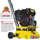 Cepilladora rectificadora de hormigón a gasolina de 8" con motor Honda de 5.5 HP y kit de cuchillas
