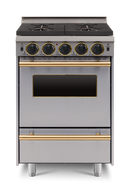 Horno de ladrillo Chicago - Cocina de convección a gas LP de 24" - Quemadores abiertos