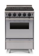 Horno de ladrillo Chicago - Cocina de convección a gas de 24" - Quemadores abiertos