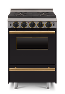 Horno de ladrillo Chicago - Cocina de convección a gas de 24" - Quemadores sellados