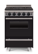 Horno de ladrillo Chicago - Cocina de convección a gas de 24" - Quemadores abiertos