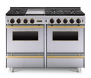 Chicago Brick Oven - 48" LP All-Gas Convection Range - Sealed Burners