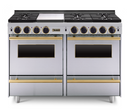 Chicago Brick Oven - 48" LP All-Gas Convection Range - Sealed Burners
