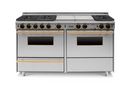 Chicago Brick Oven - 60" LP Gas True Dual-Fuel Self-Cleaning Convection Range - Sealed Burners