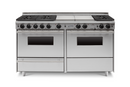 Chicago Brick Oven - 60" LP Gas True Dual-Fuel Self-Cleaning Convection Range - Sealed Burners