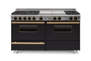 Chicago Brick Oven - 60" LP Gas True Dual-Fuel Self-Cleaning Convection Range - Sealed Burners