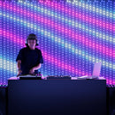 Twinkly Lightwall 8x8ft, LED Panel Smart, Multicolor LED Lights, DJ Lights and Music Rhythm Show, App Mapping, 20 Customizable Presets, Aluminum Frame and Transport Trolley Included