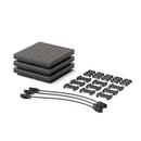 Kit de extensión Twinkly Squares, kit de paneles LED RGB, incluye 3 paneles de extensión y cables de conexión, compatible con HomeKit, Alexa y Google Home, luces para juegos y streaming, más de 16 millones de colores