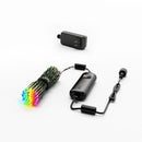 Twinkly Strings 100 LED RGB, LED Light String for in- and Outdoor, Smart LED Lights, Mappable LEDs, Compatible with Alexa and Google Home, IP44, Controlled by App, Green Wire, 8m