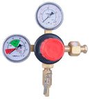 Regulador de CO2 de alta presión Tap Rite (0-120 lbs, 0-2000 lbs) - Doble manómetro