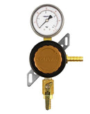 Regulador secundario TapRite, espiga de 5/16", manómetro ciego de 60 lb
