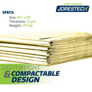 Manta de Emergencia Impermeable de Aluminio Térmico - Paquete de 5