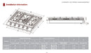 FOTILE - 30"/36" Stainless Steel Tri-Ring Gas Cooktop Series | GLS30501 / GLS36502