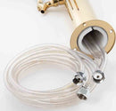 Triple Faucet PVD Body 3" Column Tower