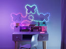 Twinkly Strings USB-C Heart 200 LED, Heart-Shaped LED Light String, RGB Multicolor LED Lights, Valentine's Day Lights, Compatible with Alexa, Google Home, USB-C Power, Green Wire, 39.4ft