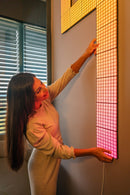Twinkly Squares Master Panel, RGB LED Panel, Including 1 Main Panel and USB-C Power Supply, Compatible with HomeKit, Alexa and Google Home, Gaming Lights and Streaming, 16M+ Colors