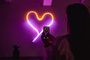 Twinkly Flex 3 m, tubo LED multicolor, tira LED RGB flexible, compatible con Alexa y Google Home, luces para juegos, más de 16 millones de colores, alimentación USB C, mapeo de aplicación, cable blanco