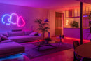 Twinkly Flex 3 m, tubo LED multicolor, tira LED RGB flexible, compatible con Alexa y Google Home, luces para juegos, más de 16 millones de colores, alimentación USB C, mapeo de aplicación, cable blanco