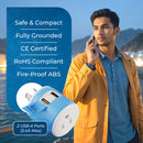 Australia, New Zealand Travel Adapter - 3 in 1 - 2 USB - Type I - Compact Design (U2U-16)