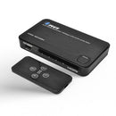 Conmutador HDMI 4K ARC 4x1: compatible con 4K a 60 Hz, conecta la barra de sonido con ARC (UHD-401ARC) 