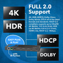 Matriz HDMI 4x4 4K a 60 Hz con RS-232 y reducción de escala (UHD-404R)