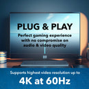 Conmutador KVM HDMI 4X1 OREI 4K a 60 Hz con control RS-232 (UKM-401)