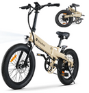 Bicicleta eléctrica plegable isinwheel U5 500W