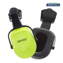 Casco ventilado de seguridad para trabajo en altura con orejeras de protección montadas