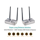 Extensor transmisor y receptor HDMI inalámbrico de hasta 100 m (compatible con infrarrojos y transmisión 5G) (WHD-PRO330-K) 