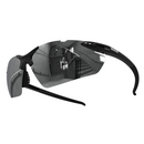 Wraparound Safety Glasses with Flexible Rubber Temple Tips