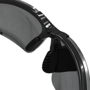 Wraparound Safety Glasses with Flexible Rubber Temple Tips